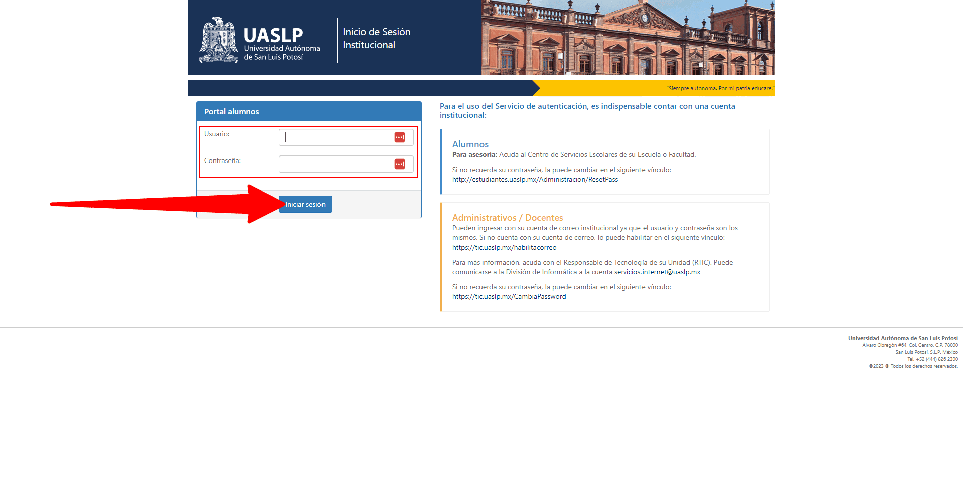 Iniciar sesión en el Portal de Alumnos UASLP: Guía Rápida