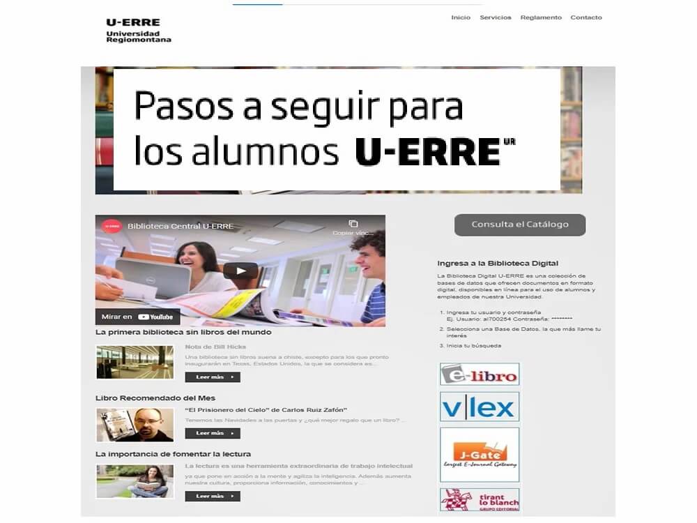 Inicia sesión en el portal de alumnos U-ERRE fácilmente